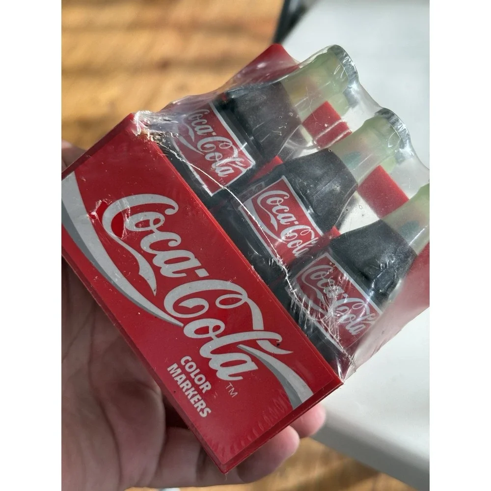 Coca-Cola Vintage 1995 Mini Marker Set New And Sealed